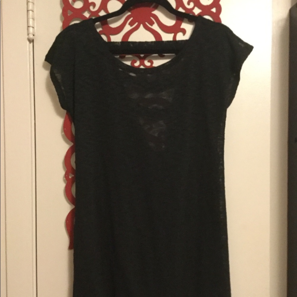 🆕NWT-short sleeve lightly knitted tunic
